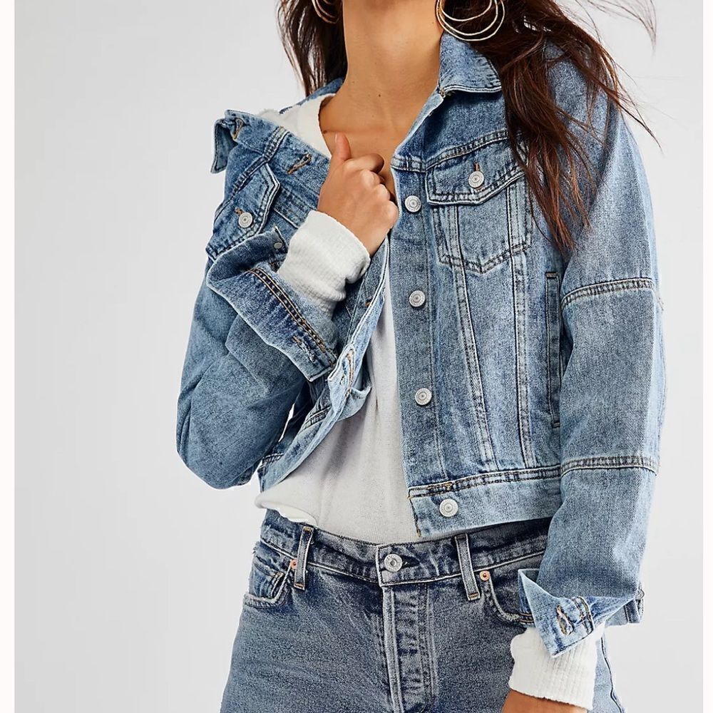 We the Free Rumors Denim Jacket- S=4-6 - Picture 9 of 10